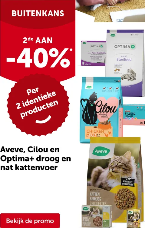 Promotie: Droog en nat kattenvoer