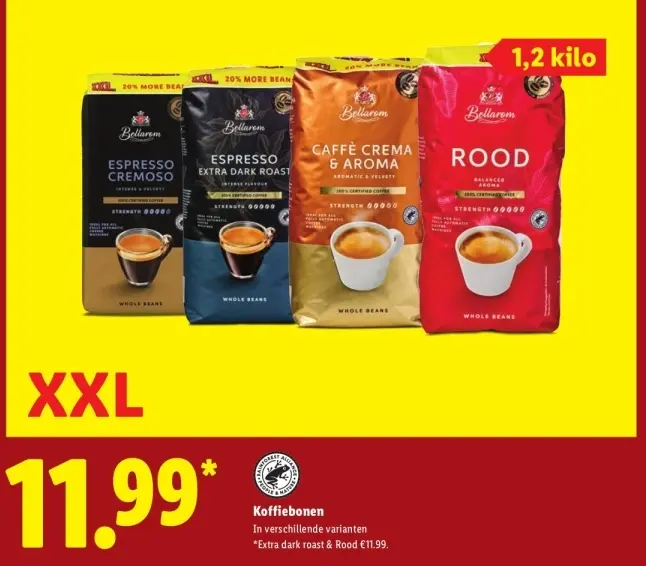 Aanbieding: Bellarom Koffiebonen