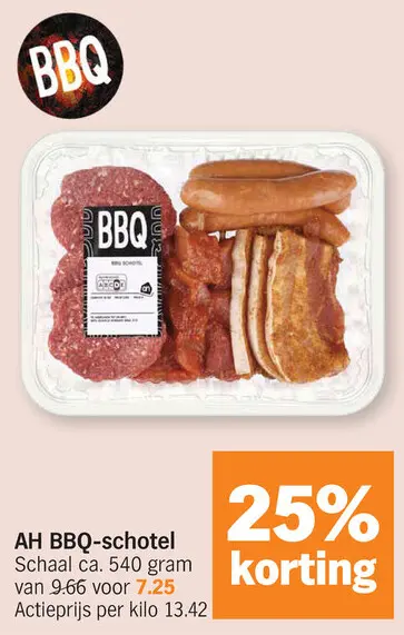 Promotie: BBQ-schotel