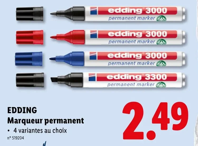 Offre: Marqueur permanent
