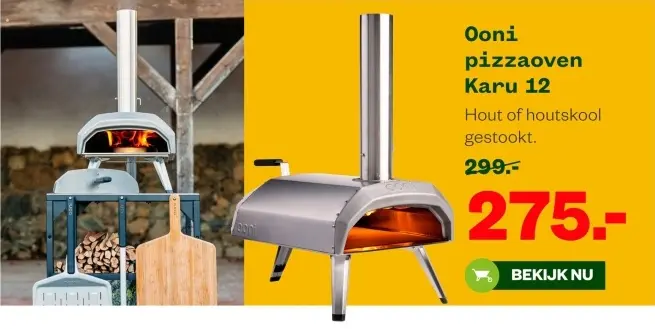 Aanbieding: Ooni pizzaoven Karu 12