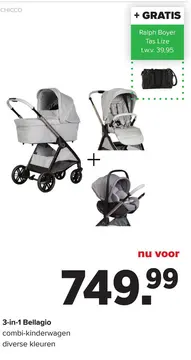 Aanbieding: 3-in-1 Bellagio combi-kinderwagen