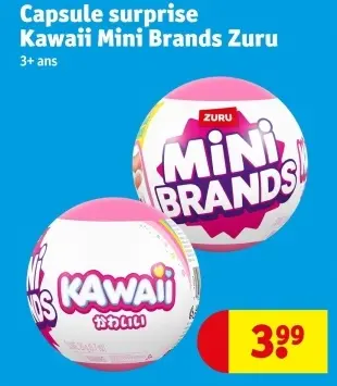 Offre: Capsule surprise Kawaii Mini Brands