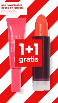 Aanbieding: navullipstick, lipolie en lipgloss