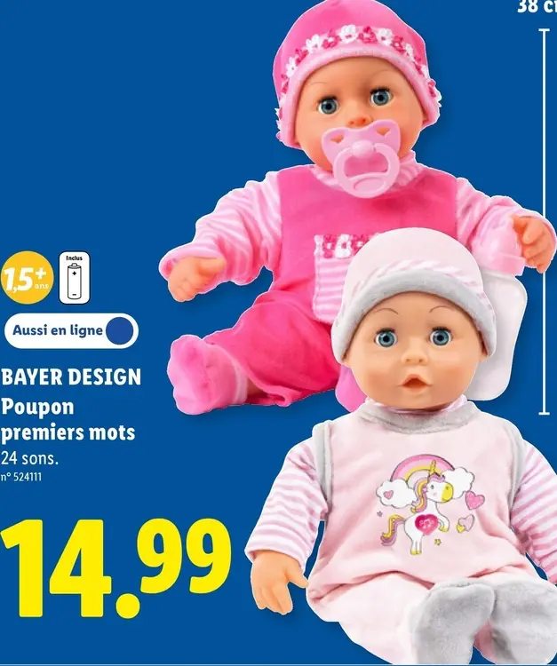 Offre: Poupon premiers mots