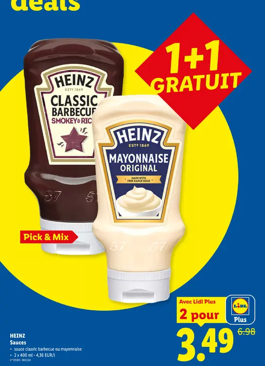 Offre: Sauces