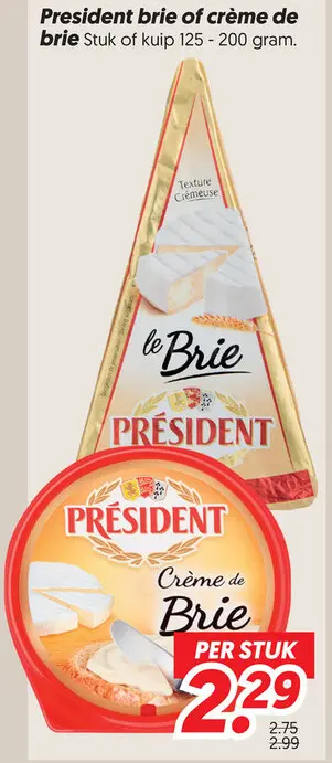 Aanbieding: Brie of crème de brie