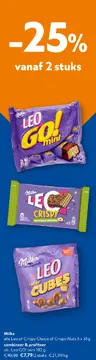 Aanbieding: Milka LEO CUBES