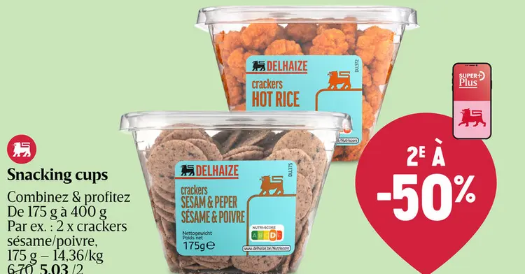 Offre: Snacking cups
