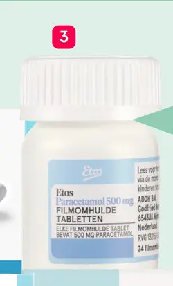 Aanbieding: Paracetamol pot 24 stuks