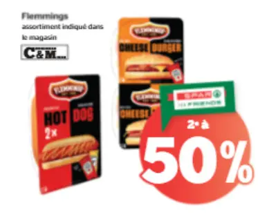 Offre: Flemmings Hot Dog / Cheese Burger