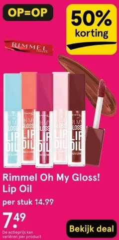 Aanbieding: Oh My Gloss! Lip Oil