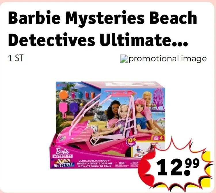 Promotie: Mysteries Beach Detectives Ultimate Buggy