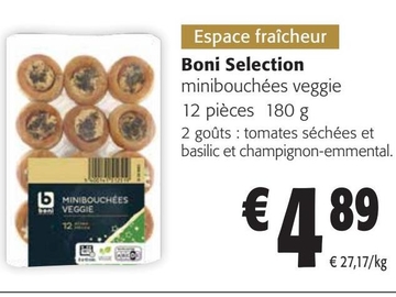 Offre: Boni Selection minibouchées veggie