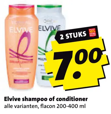 Aanbieding: Elvive shampoo of conditioner