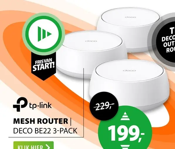 Aanbieding: TP-Link Deco BE22 3-pack