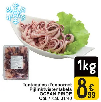 Offre: Tentacules d'encornet / Pijlinktvistentakels