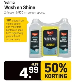 Aanbieding: Wash en Shine