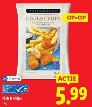 Aanbieding: Fish & chips