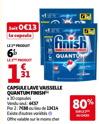 Promotie: Capsule lave vaisselle quantum