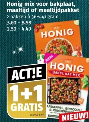 Aanbieding: Mix voor bakplaat, maaltijd of maaltijdpakket