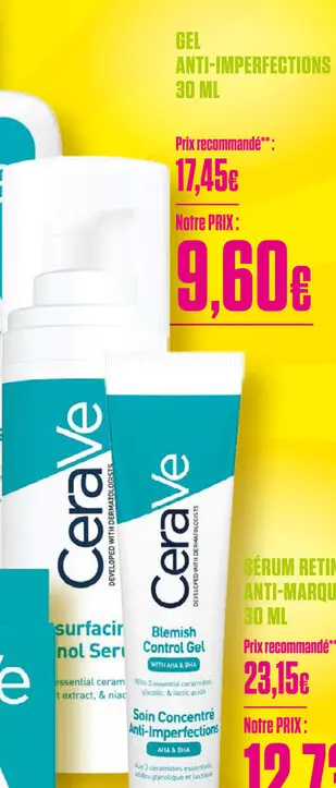 Offre: Gel anti-imperfections