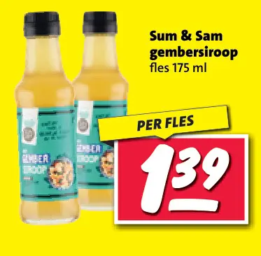 Aanbieding: gembersiroop