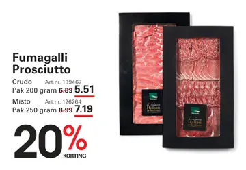 Aanbieding: Fumagalli Prosciutto