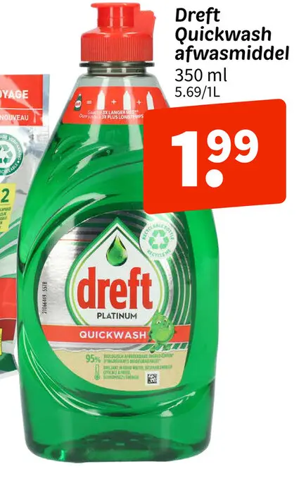 Promotie: Quickwash afwasmiddel