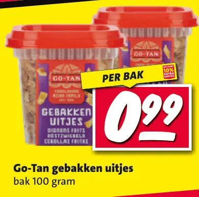 Aanbieding: Gebakken uitjes