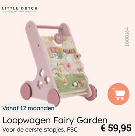 Aanbieding: Loopwagen Fairy Garden