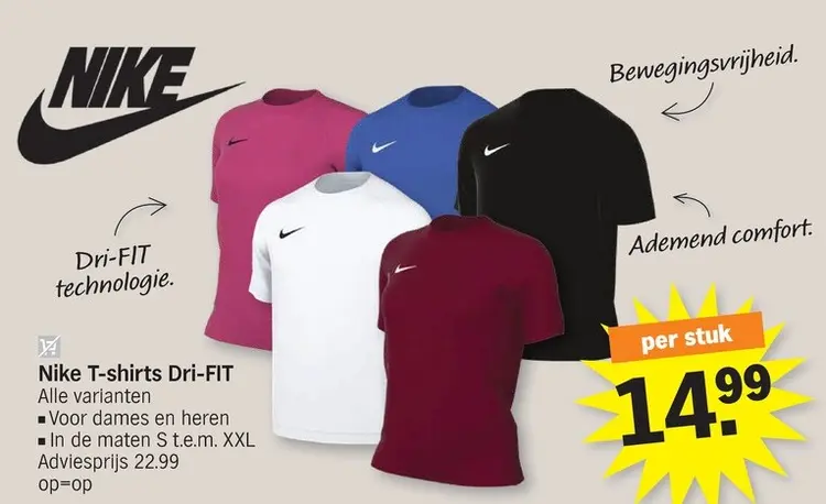 Promotie: T-shirts Dri-FIT