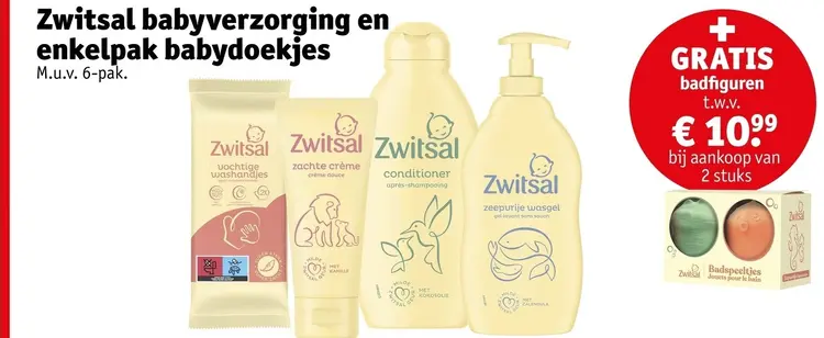 Aanbieding: Babyverzorging en enkelpak babydoekjes
