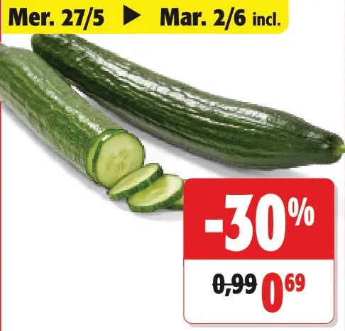 Offre: Concombre