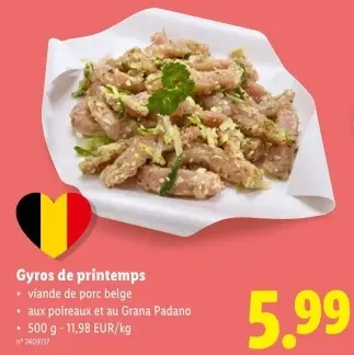 Offre: Gyros de printemps