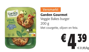 Aanbieding: Garden Gourmet Veggie Bakes burger