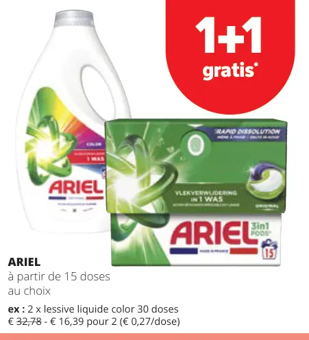 Offre: Lessive liquide color