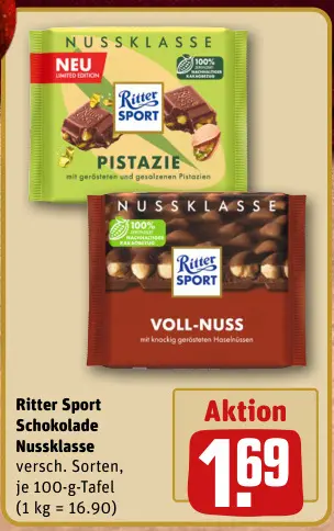 Aanbieding: Schokolade Nussklasse