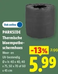 Aanbieding: Thermische bloempotbeschermhoes