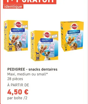 Offre: PEDIGREE - snacks dentaires