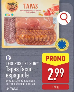Offre: Tapas façon espagnole