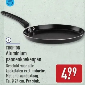 Aanbieding: Aluminium pannenkoekenpan