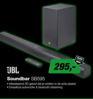 Aanbieding: JBL SB 595 Soundbar Zwart