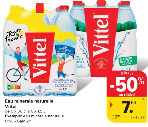 Offre: Eau minérale naturelle