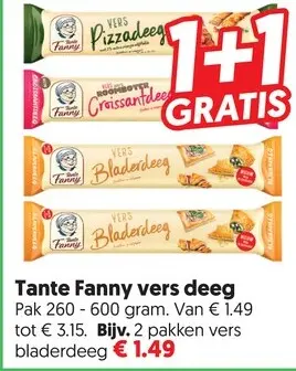 Aanbieding: vers deeg