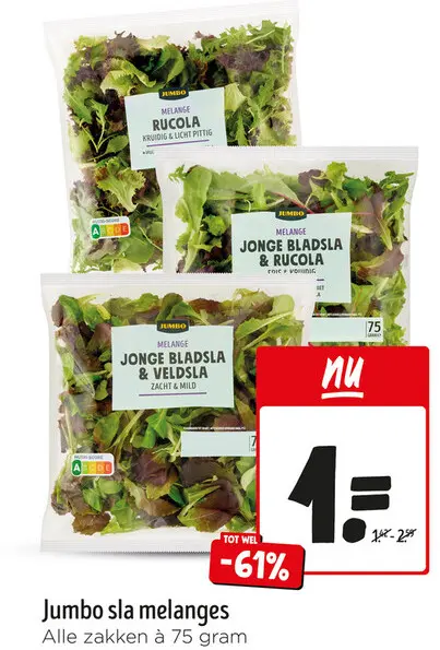 Aanbieding: Jumbo sla melanges