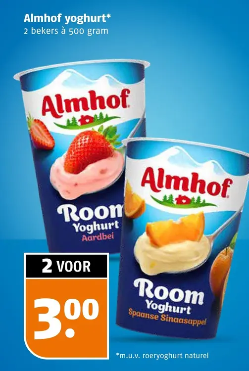 Aanbieding: Almhof yoghurt