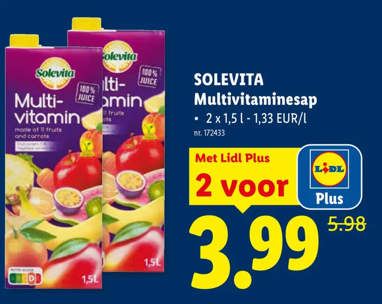 Promotie: Multivitaminesap