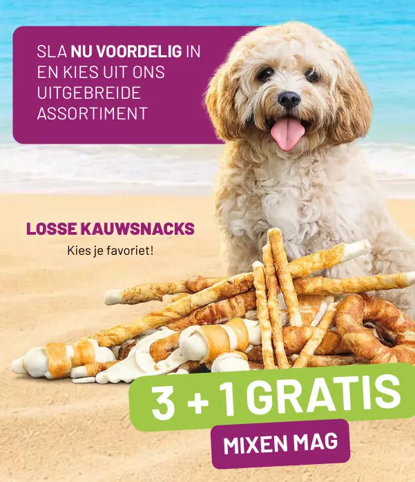Aanbieding: Losse kauwsnacks
