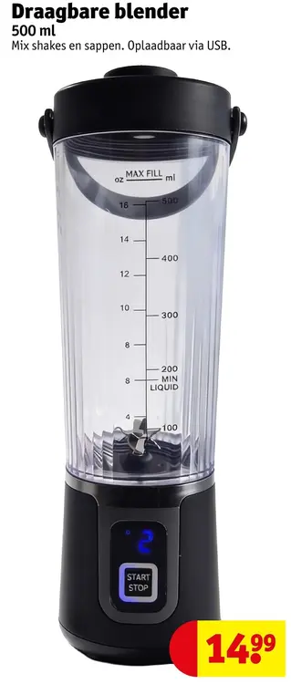 Promotie: Draagbare blender
